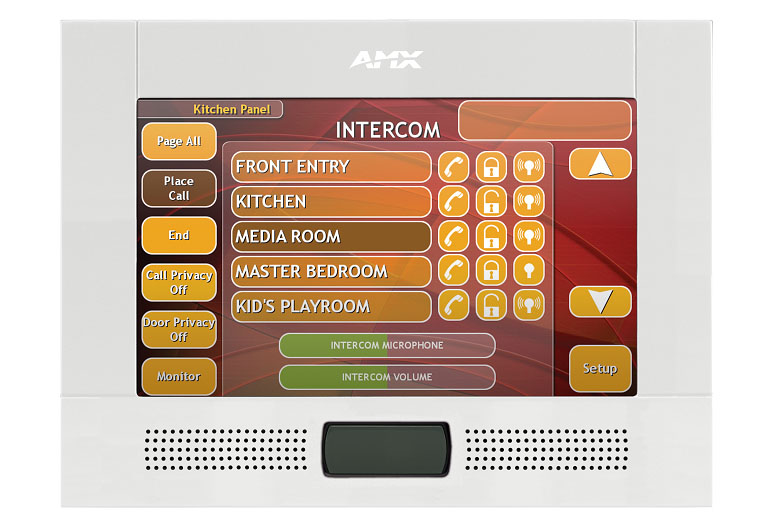 AMX NXD700IMW Modero 7" Wall Mount Touch Panel w/ White