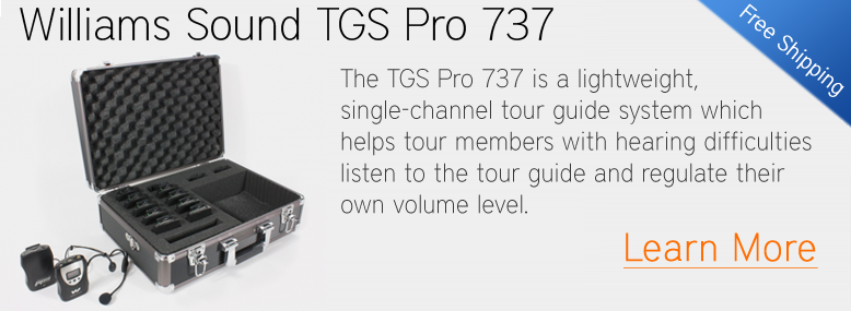 Williams Sound TGS PRO 737 Wireless Tour Guide System